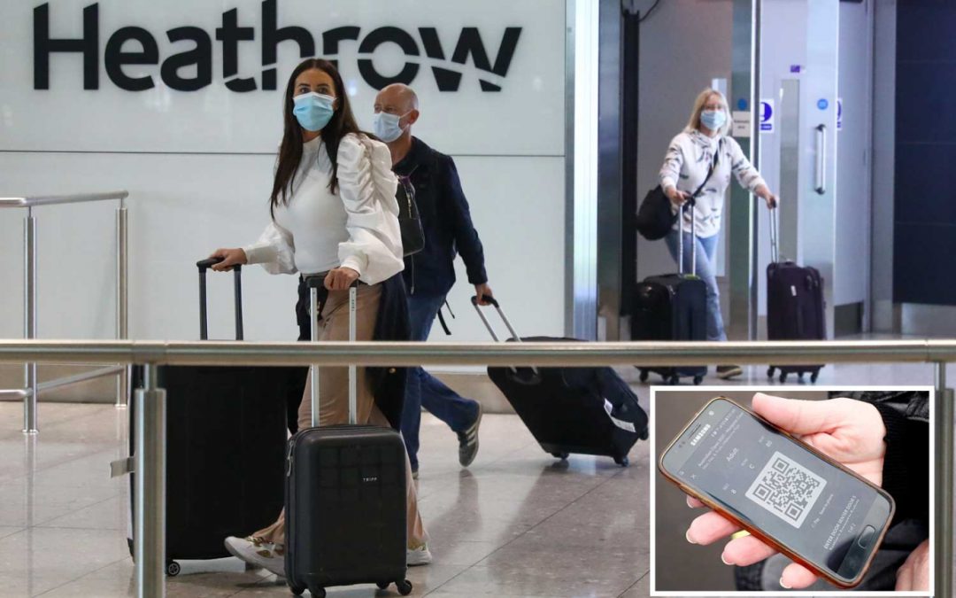 Holidaymakers could get Covid vaccine QR codes to travel abroad with scannable phone app to prove jab