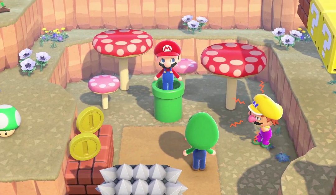 Animal Crossing: New Horizons Mario update includes a working warp pipe