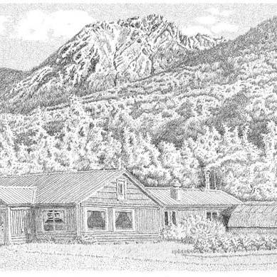 Glenn Highway’s King Mountain Lodge was once an essential stop | Sketches Of Alaska