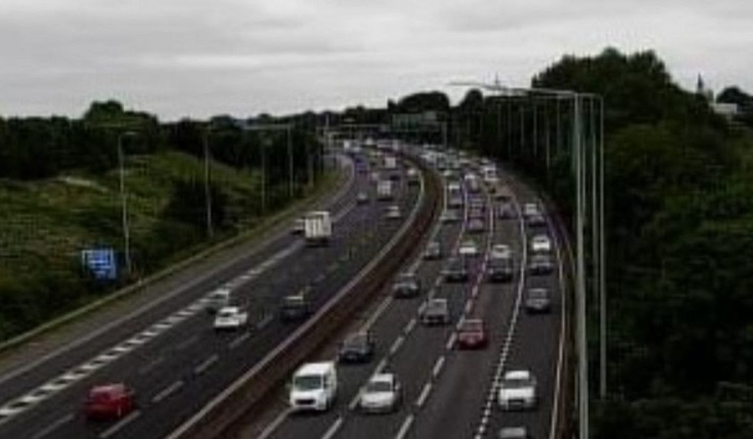 M5 traffic updates: Slow moving traffic as holidaymakers hit the motorway
