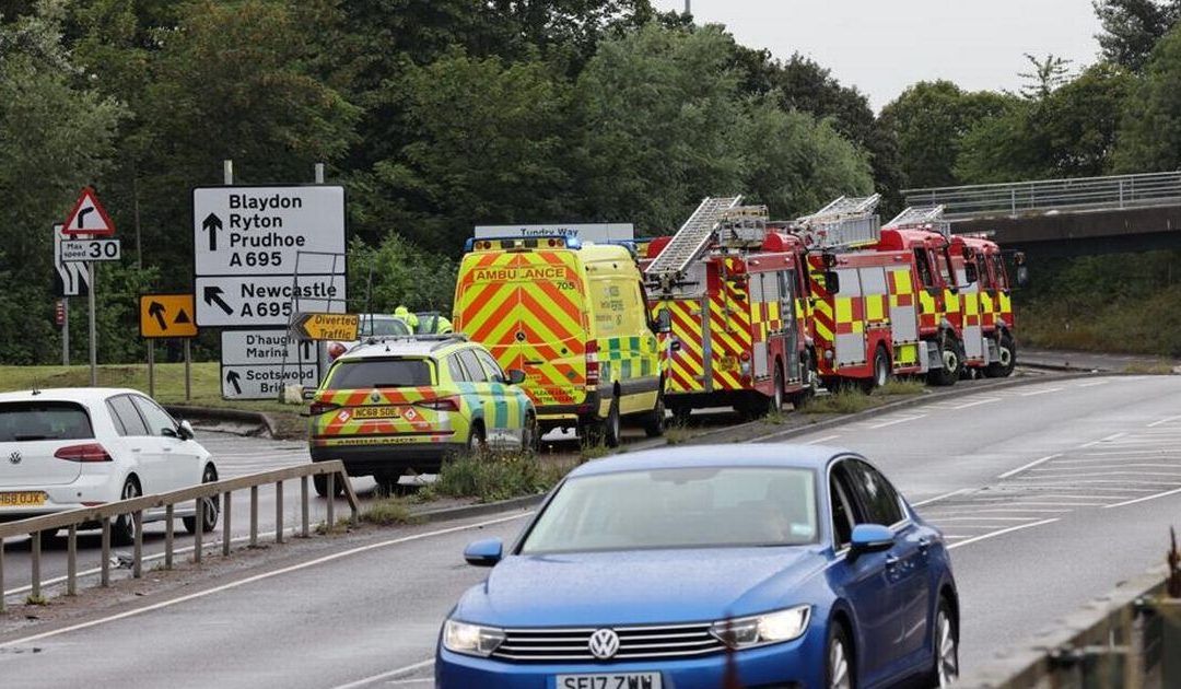 North East news RECAP: Two in hospital after crash near Scotswood Bridge