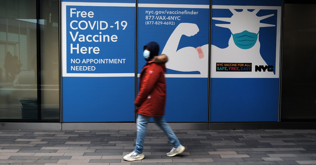 N.Y.C. Breaks New Ground With Vaccine Mandate for All Private Employers