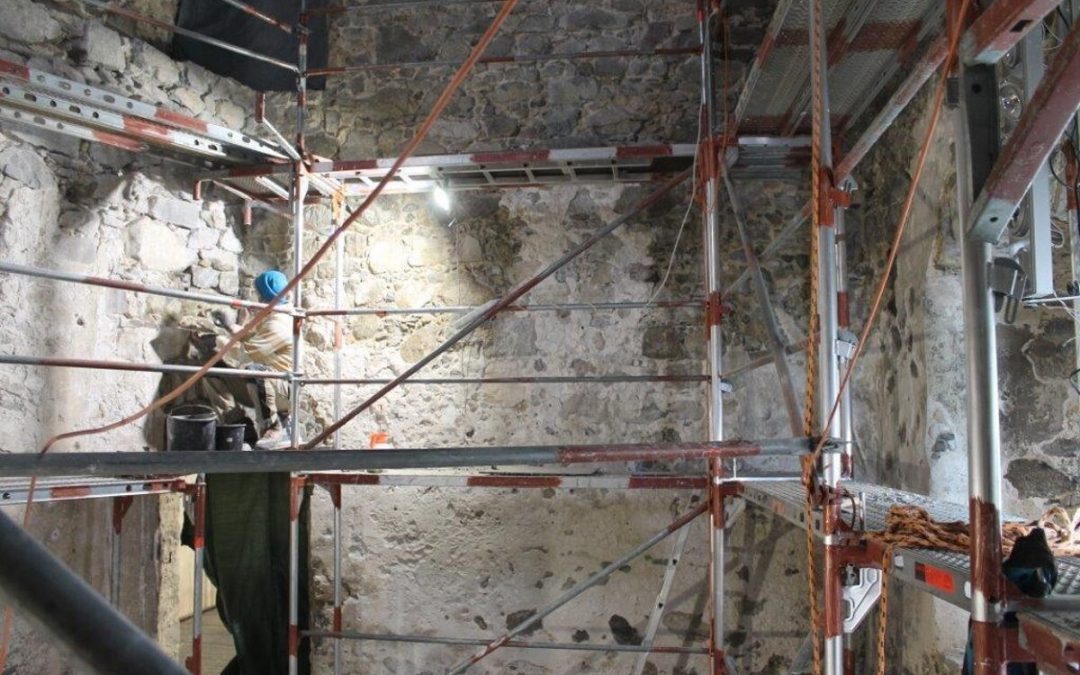 Palace restoration at Strečno Castle nears its end