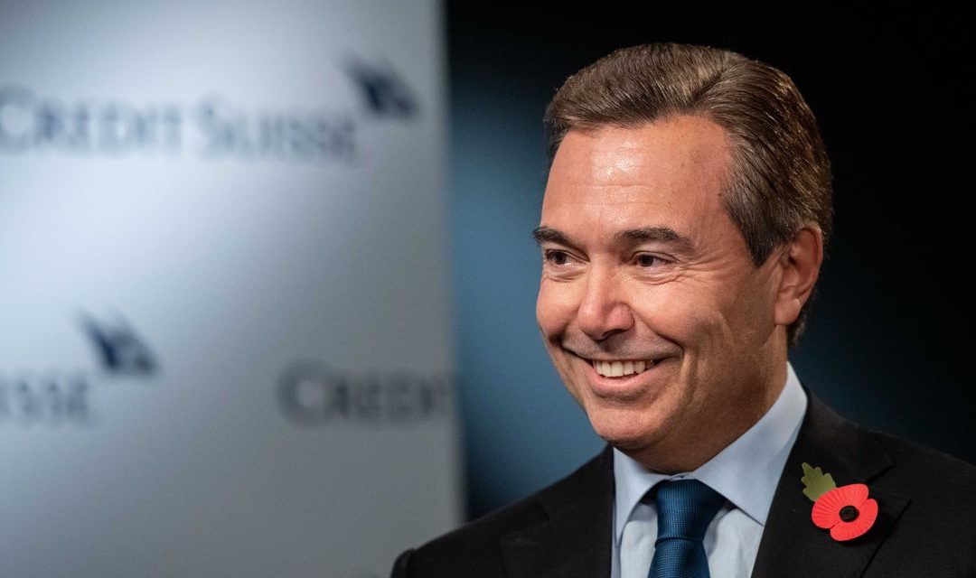 Credit Suisse Chairman to Leave After Breaking Covid Travel Rules