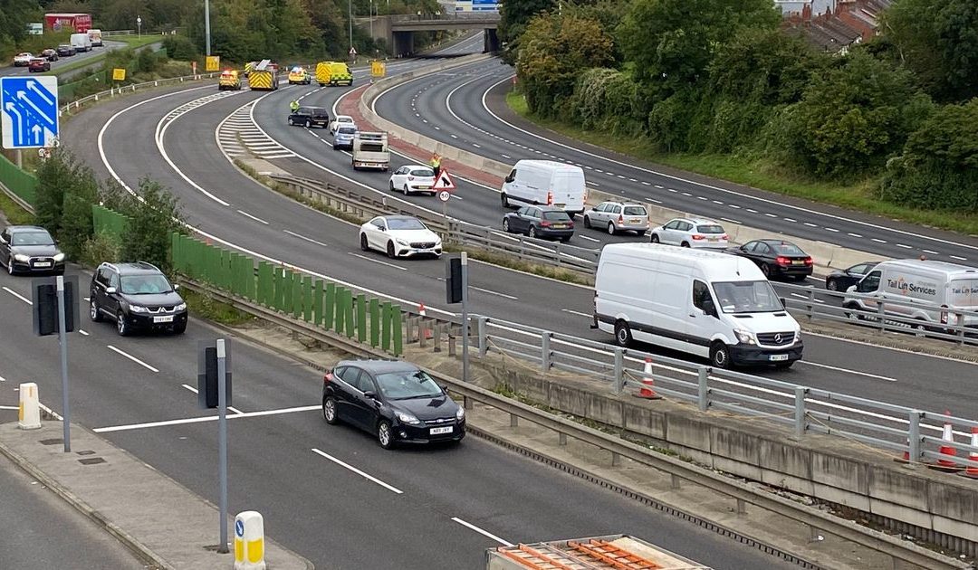 Live traffic news for M62, M1, A1, A64, M18 in Leeds including closures, accidents and roadworks