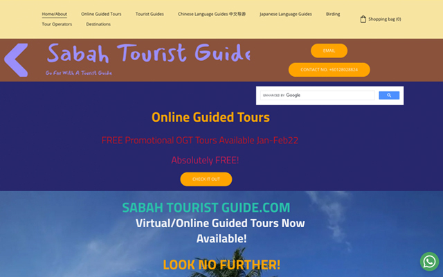 Sabah tourist guides promote destination through virtual tours