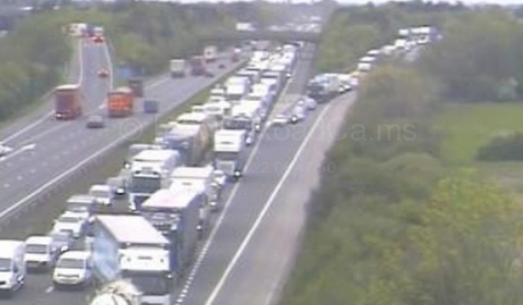 M5 traffic LIVE: Delays after crash near Tewkesbury – updates