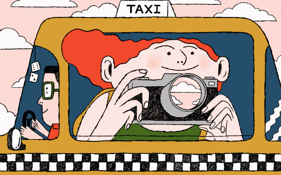 Take a cab from the airport in a new country
